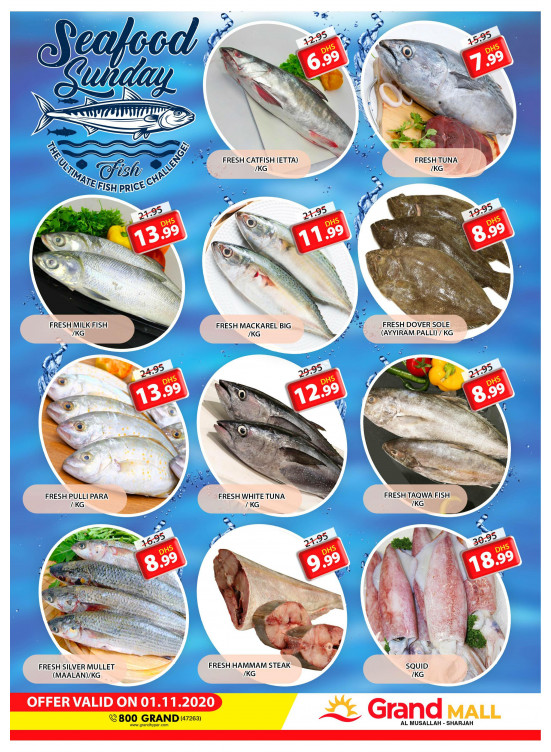 Seafood Sunday - Grand Mall Sharjah