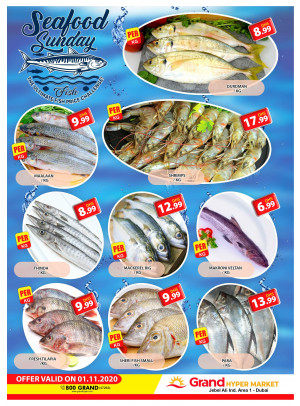Sunday Seafood - Grand Hypermarket Jebel Ali