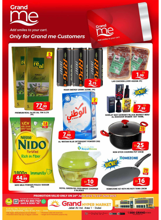 Grand Me Deals - Grand Hypermarket Jebel Ali