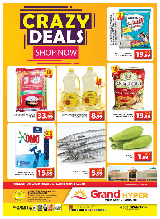 Crazy Deals - Grand Hyper Muhaisnah