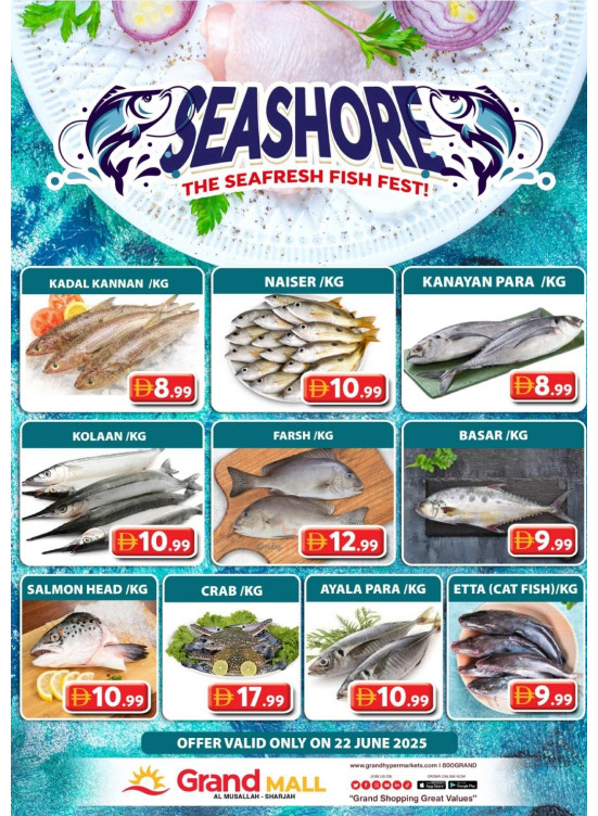 Seafood Sunday - Grand Mall Sharjah