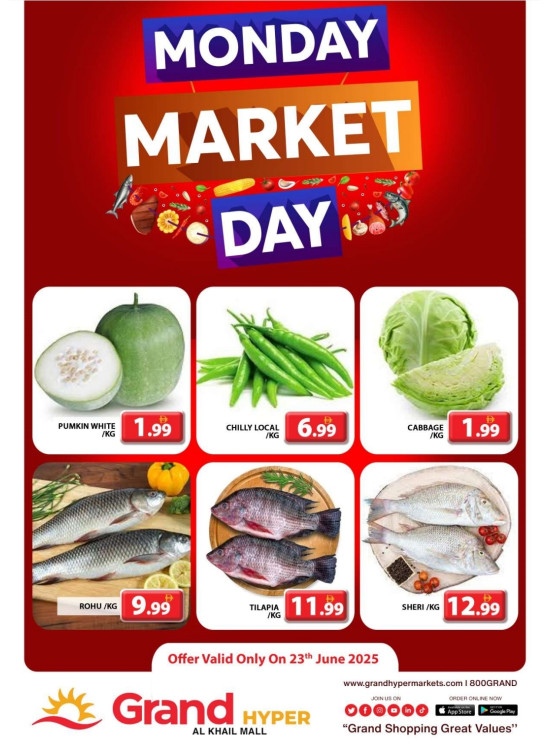 Monday Market Day - Grand Hyper Al Khail Mall