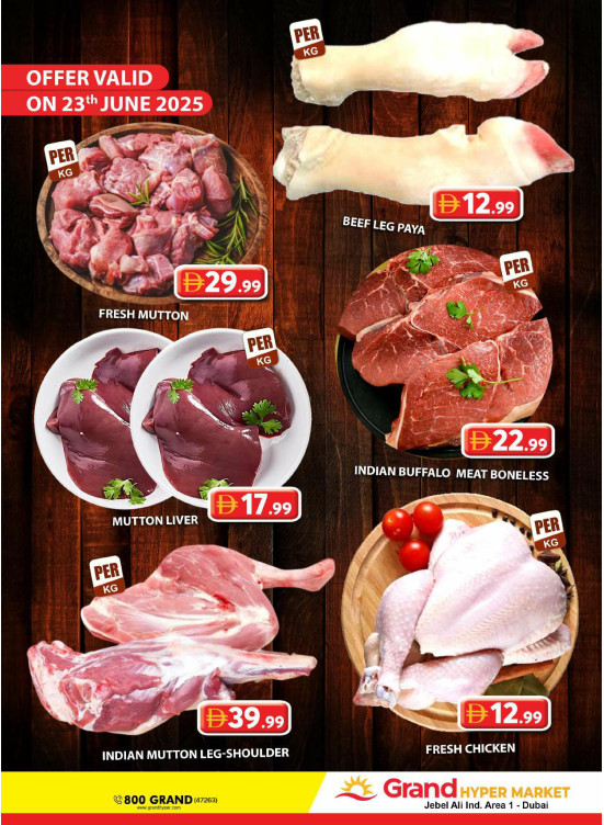 Meat Deals - Grand Hypermarket Jebel Ali