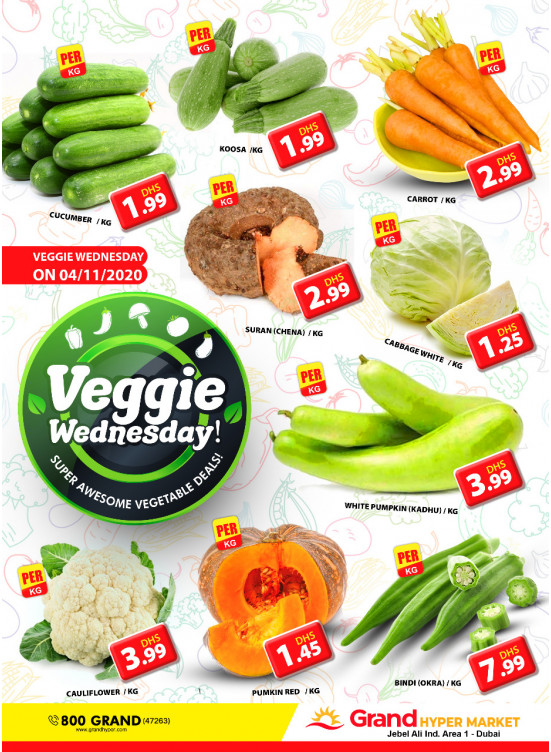 Veggie Wednesday - Grand Hypermarket Jebel Ali