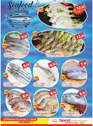 Sunday Seafood - Grand Hypermarket Jebel Ali