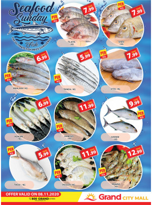 Seafood Sunday - Grand City Mall Dubai
