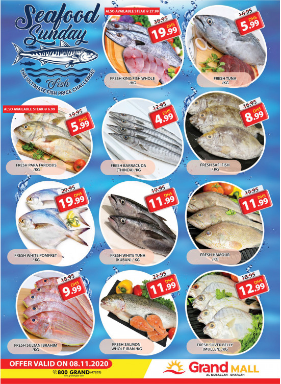 Seafood Sunday - Grand Mall Sharjah