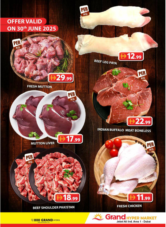 Meat Deals - Grand Hypermarket Jebel Ali