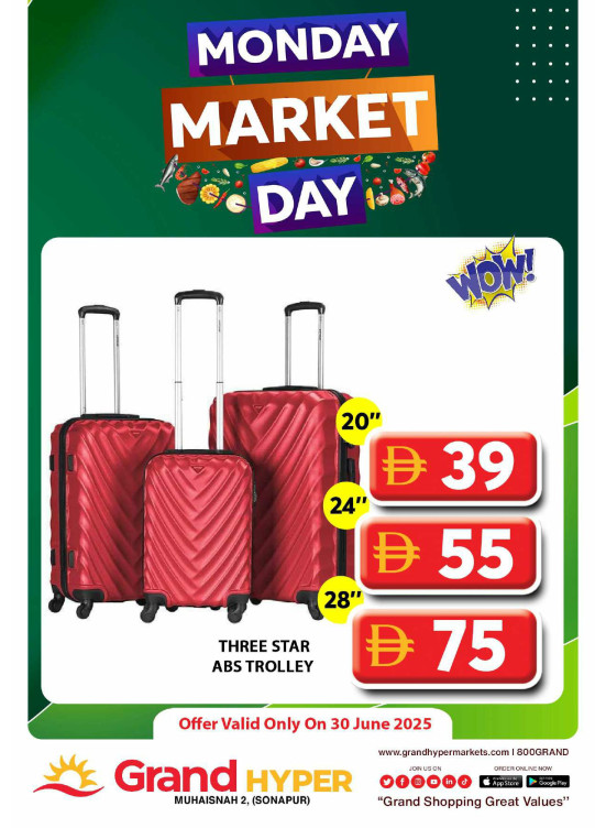 Monday Market Day - Grand Hyper Muhaisnah