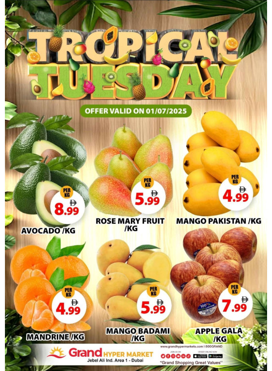 Fruitilicious Tuesday - Grand Hypermarket Jebel Ali