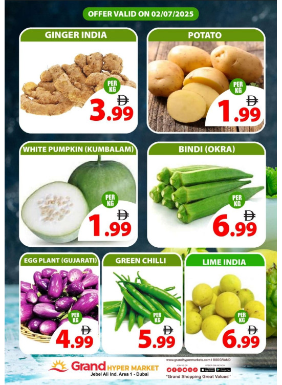 Veggie Wednesday - Grand Hypermarket Jebel Ali