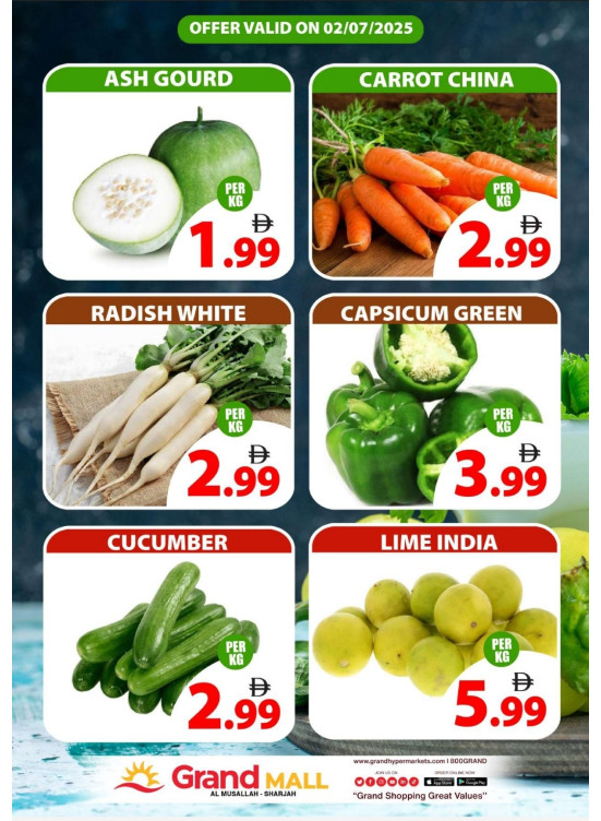 Veggie Wednesday - Grand Mall Sharjah