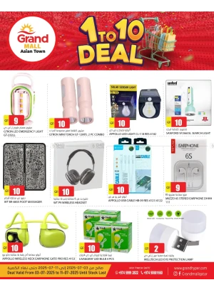1 to 10 Deal - Asian Town