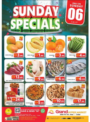 Sunday Specials - Grand Hypermarket Jebel Ali