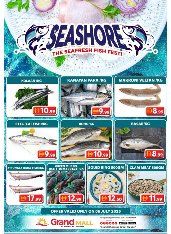 Seafood Sunday - Grand Mall Sharjah