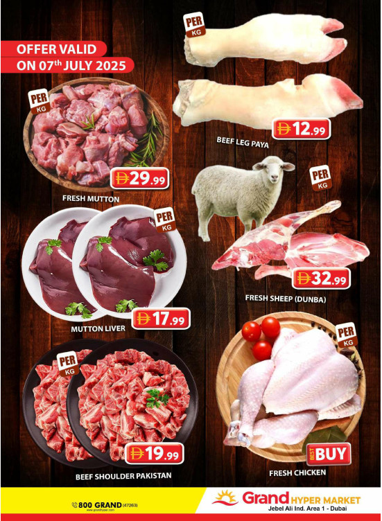 Meat Deals - Grand Hypermarket Jebel Ali