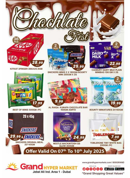 Chocolate Fest - Grand Hypermarket Jebel Ali