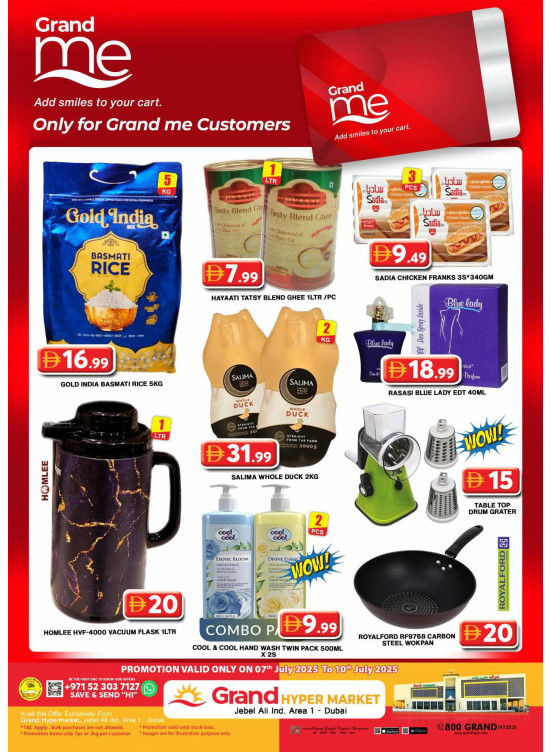 Grand Me Deals - Grand Hypermarket Jebel Ali