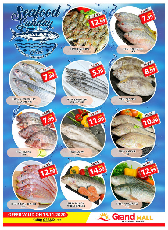 Seafood Sunday - Grand Mall Sharjah