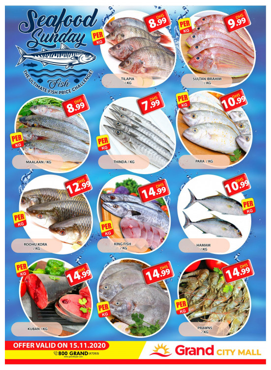 Seafood Sunday - Grand City Mall
