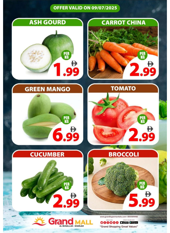 Veggie Wednesday - Grand Mall Sharjah