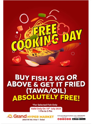 Free Cooking Day - Grand Hypermarket Jebel Ali