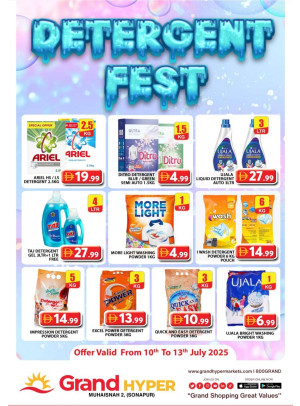 Detergent Fest - Grand Hyper Muhaisnah