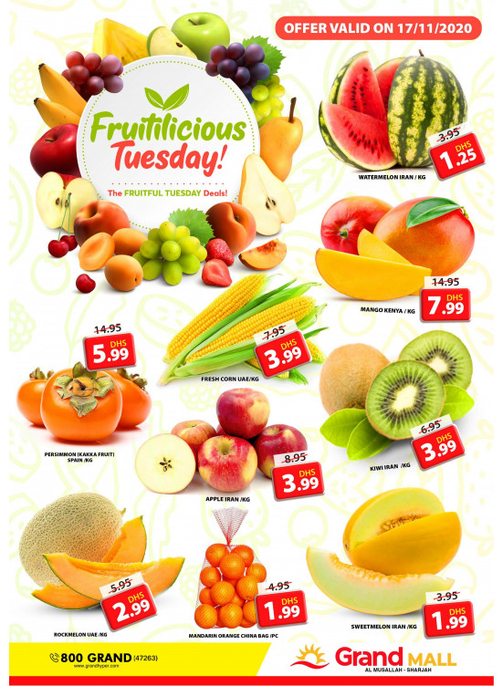 Fruitilicious Tuesday - Grand Mall Sharjah