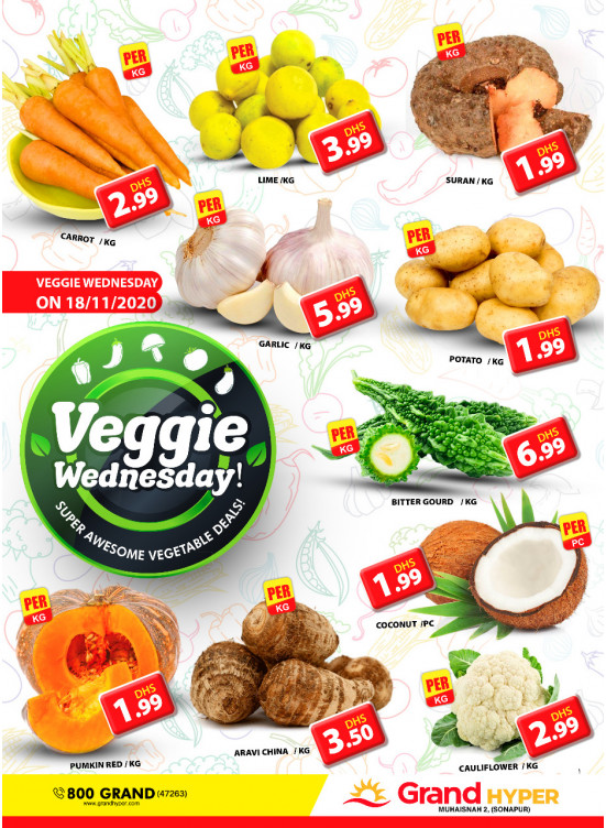 Veggie Wednesday - Grand Hyper Muhaisnah