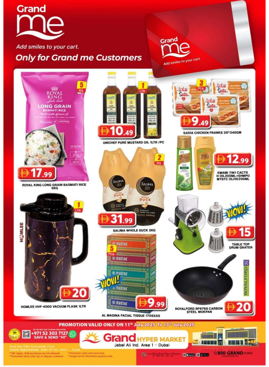 Grand Me Deals - Grand Hypermarket Jebel Ali