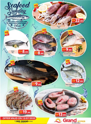 Seafood Sunday - Grand Hyper Al Khail Mall