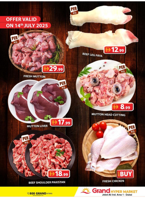 Meat Deals - Grand Hypermarket Jebel Ali