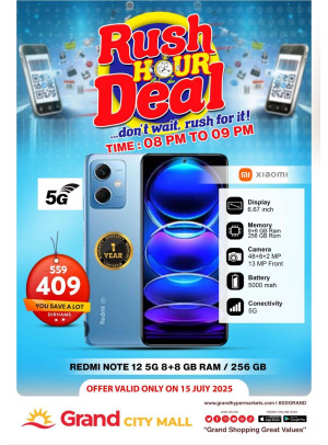 Rush Hour Deal - Grand City Mall