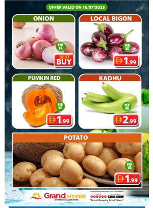 Veggie Wednesday - Grand Hyper Muhaisnah