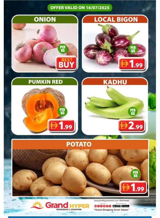 Veggie Wednesday - Grand Hyper Muhaisnah