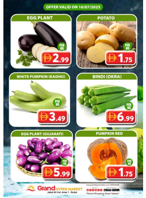 Veggie Wednesday - Grand Hypermarket Jebel Ali