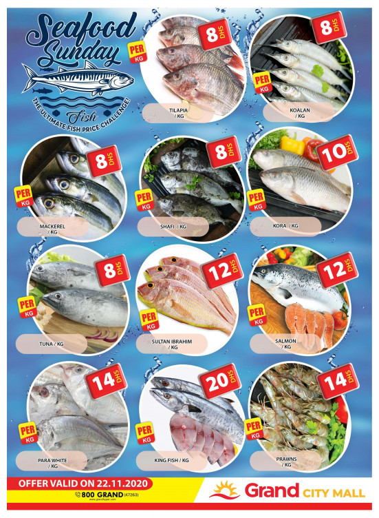 Seafood Sunday - Grand City Mall