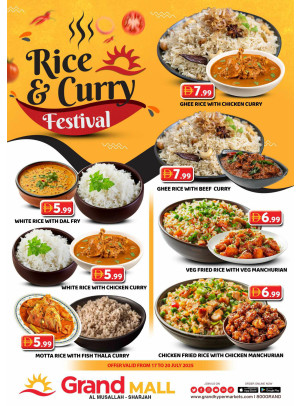 Rice & Curry Festival - Grand Mall Sharjah