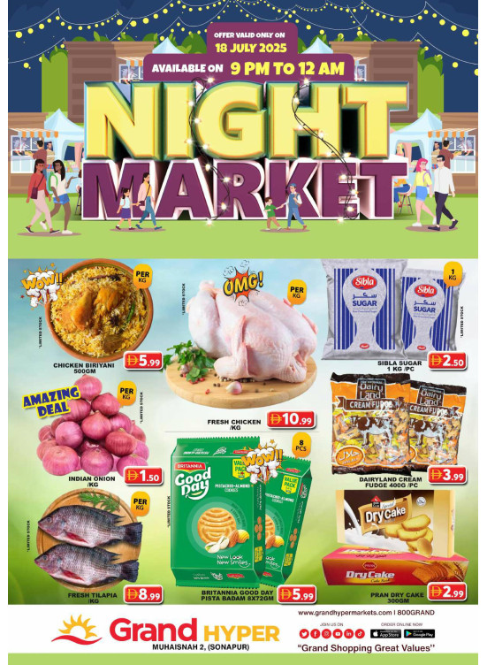 Night Market - Grand Hyper Muhaisnah
