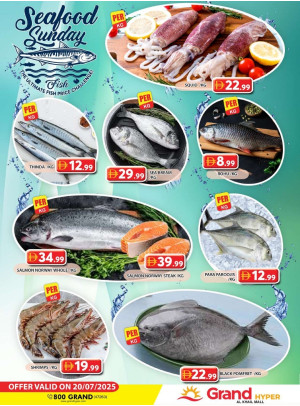 Seafood Sunday - Grand Hyper Al Khail Mall