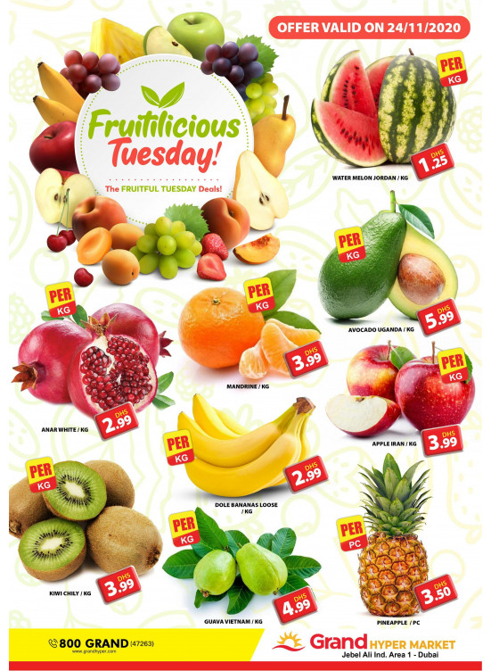 Fruitilicious Tuesday - Grand Hypermarket Jebel Ali