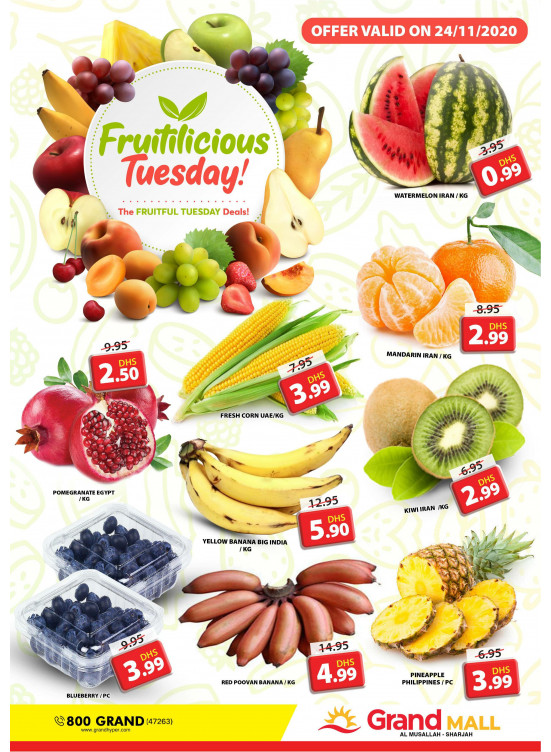 Fruitilicious Tuesday - Grand Mall Sharjah