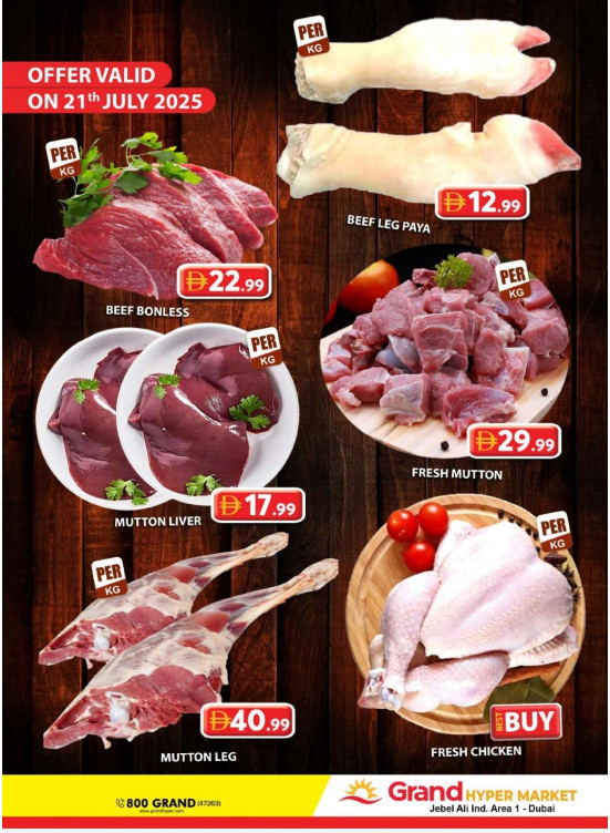 Meat Deals - Grand Hypermarket Jebel Ali