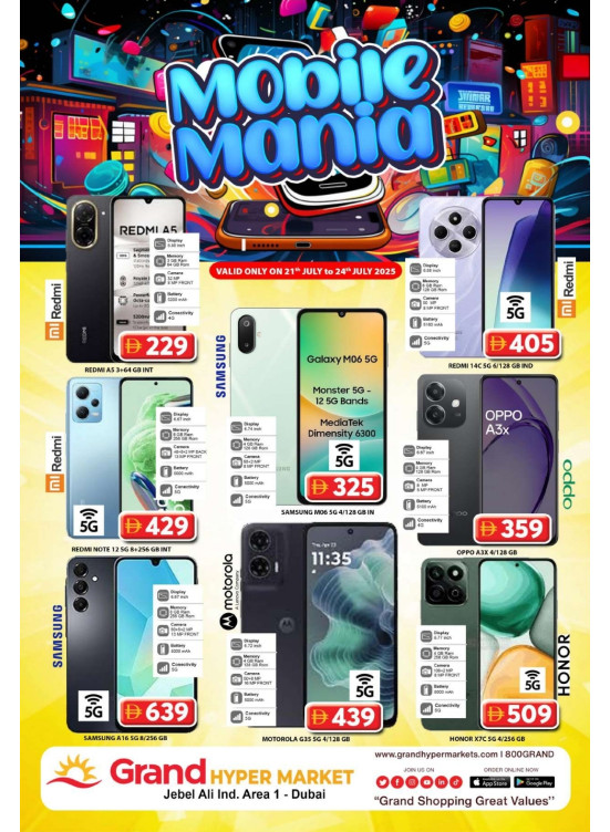Mobile Mania - Grand Hypermarket Jebel Ali