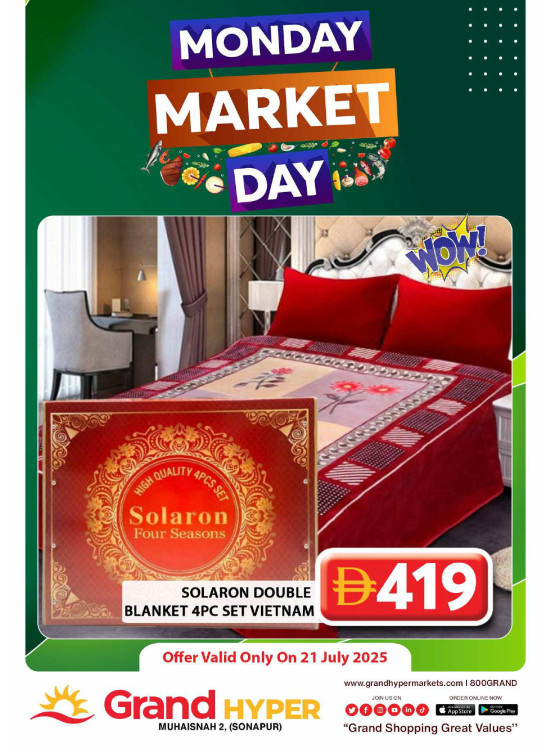 Monday Market Day - Grand Hyper Muhaisnah