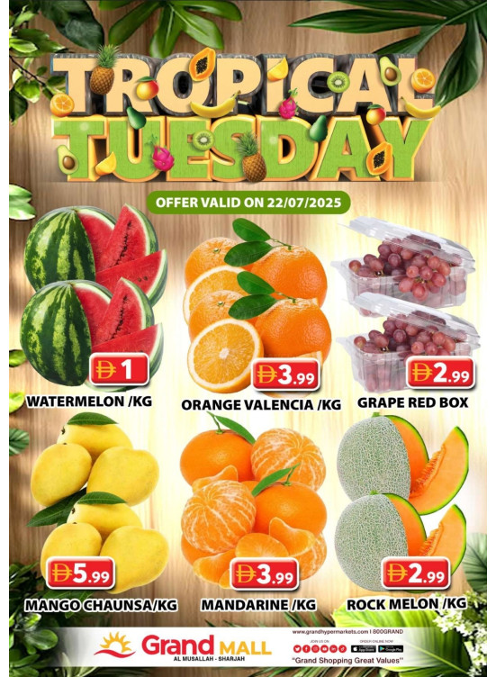 Fruitilicious Tuesday - Grand Mall Sharjah