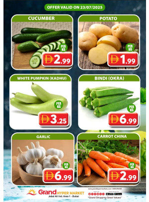 Veggie Wednesday - Grand Hypermarket Jebel Ali