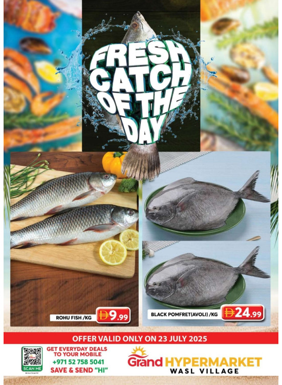 Catch of The Day - Wasl Village, Dubai