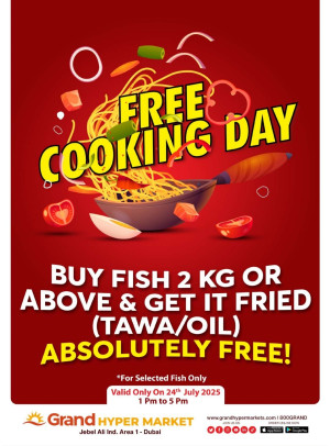 Free Cooking Day - Grand Hypermarket Jebel Ali