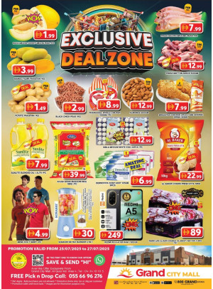 Weekend Deals - Grand City Mall